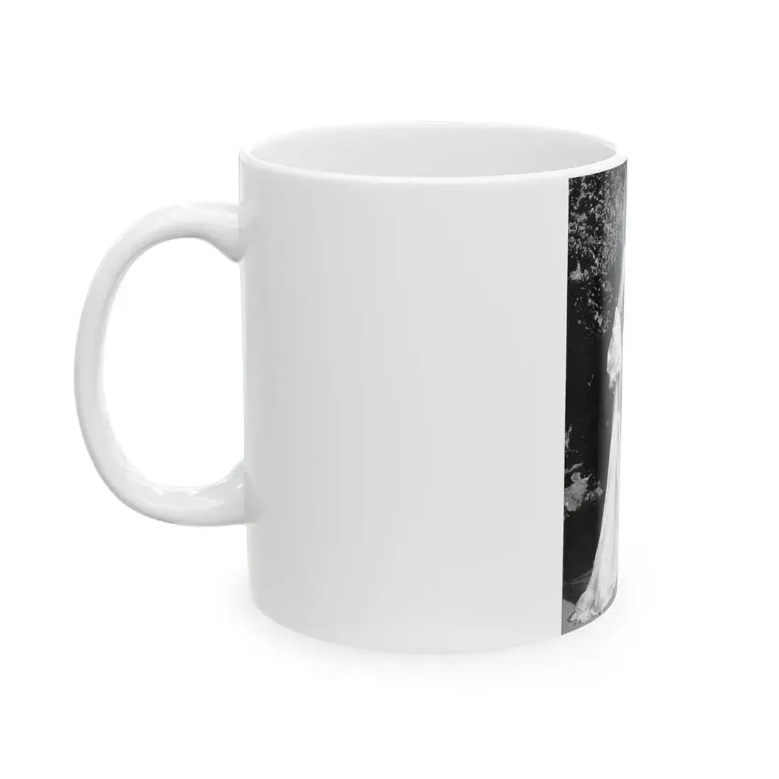 June Palmer #176 - Topless (Vintage Female Icon) White Coffee Mug - Go Mug Yourself