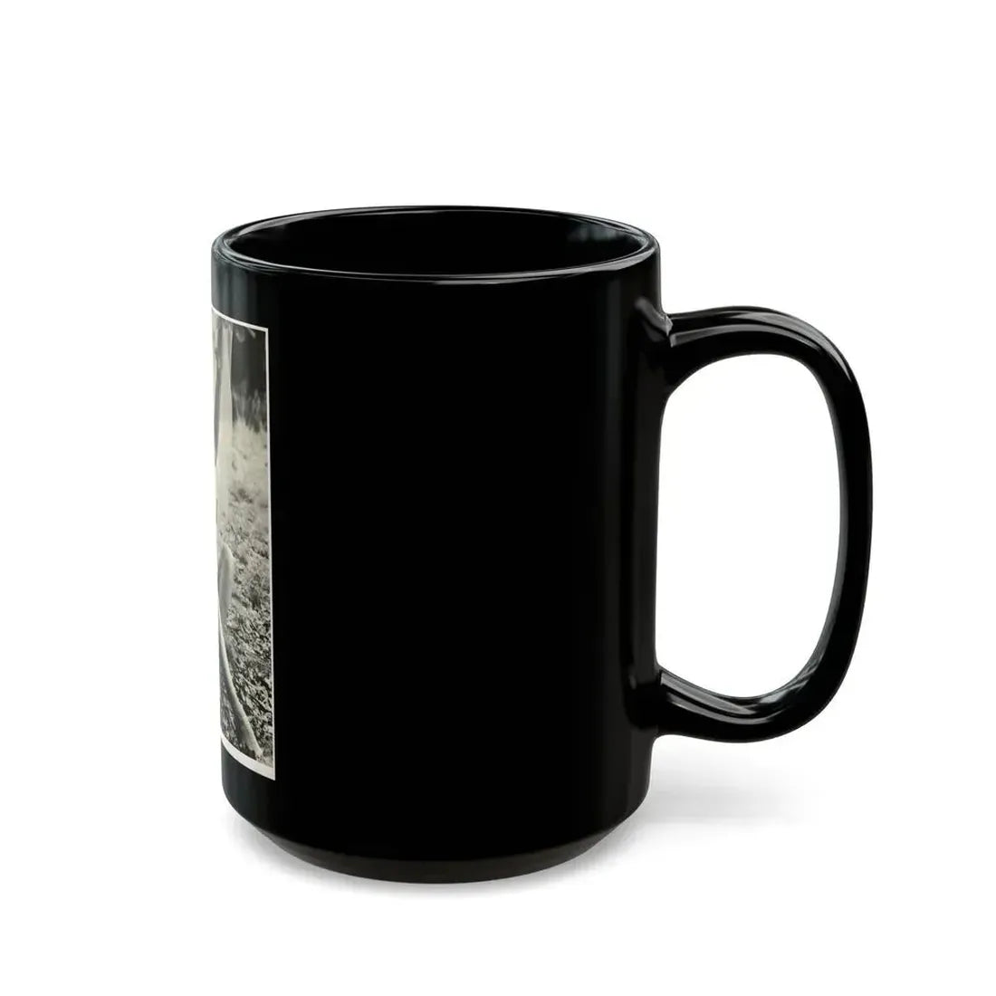 June Palmer #178 - Topless (Vintage Female Icon) Black Coffee Mug - Go Mug Yourself