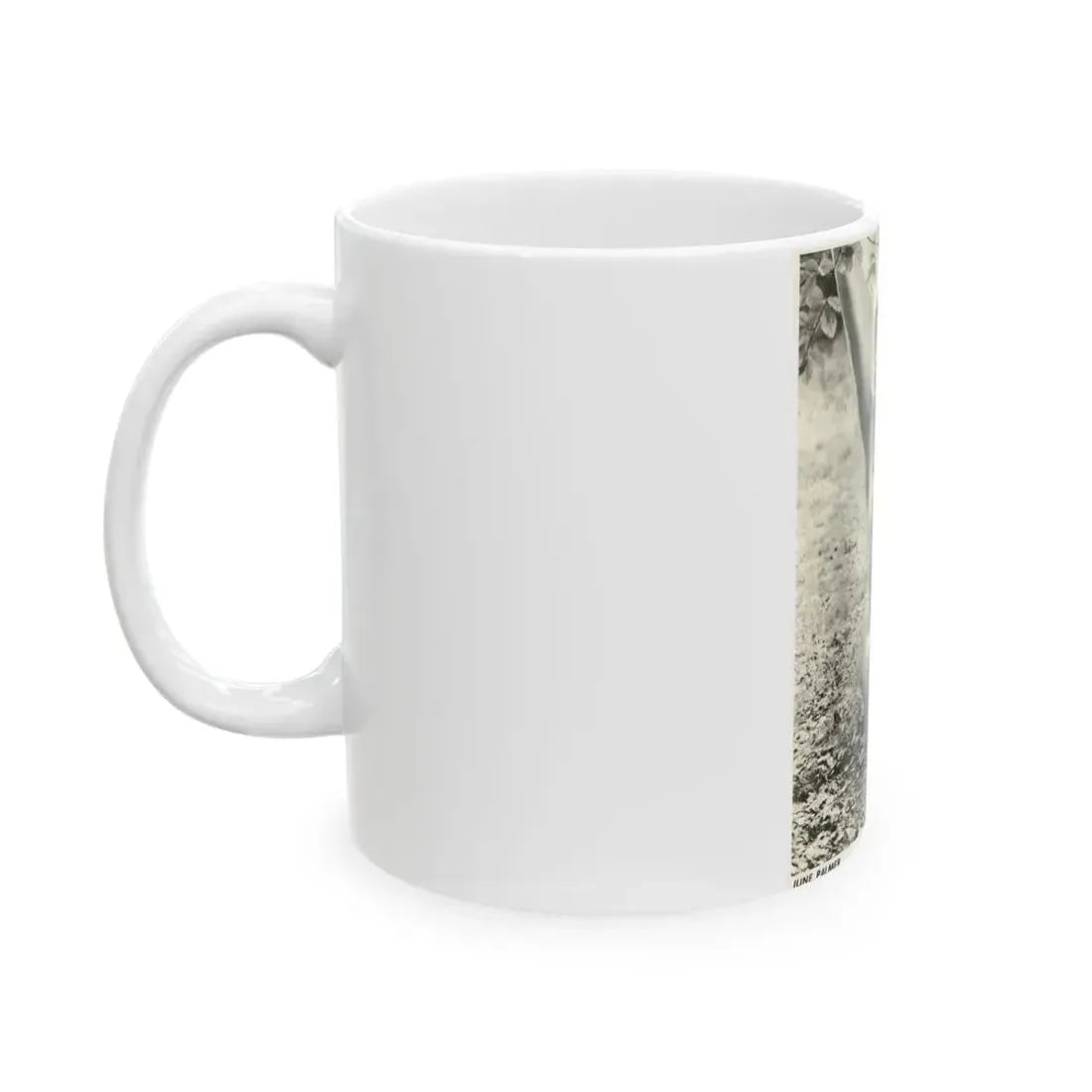 June Palmer #178 - Topless (Vintage Female Icon) White Coffee Mug - Go Mug Yourself