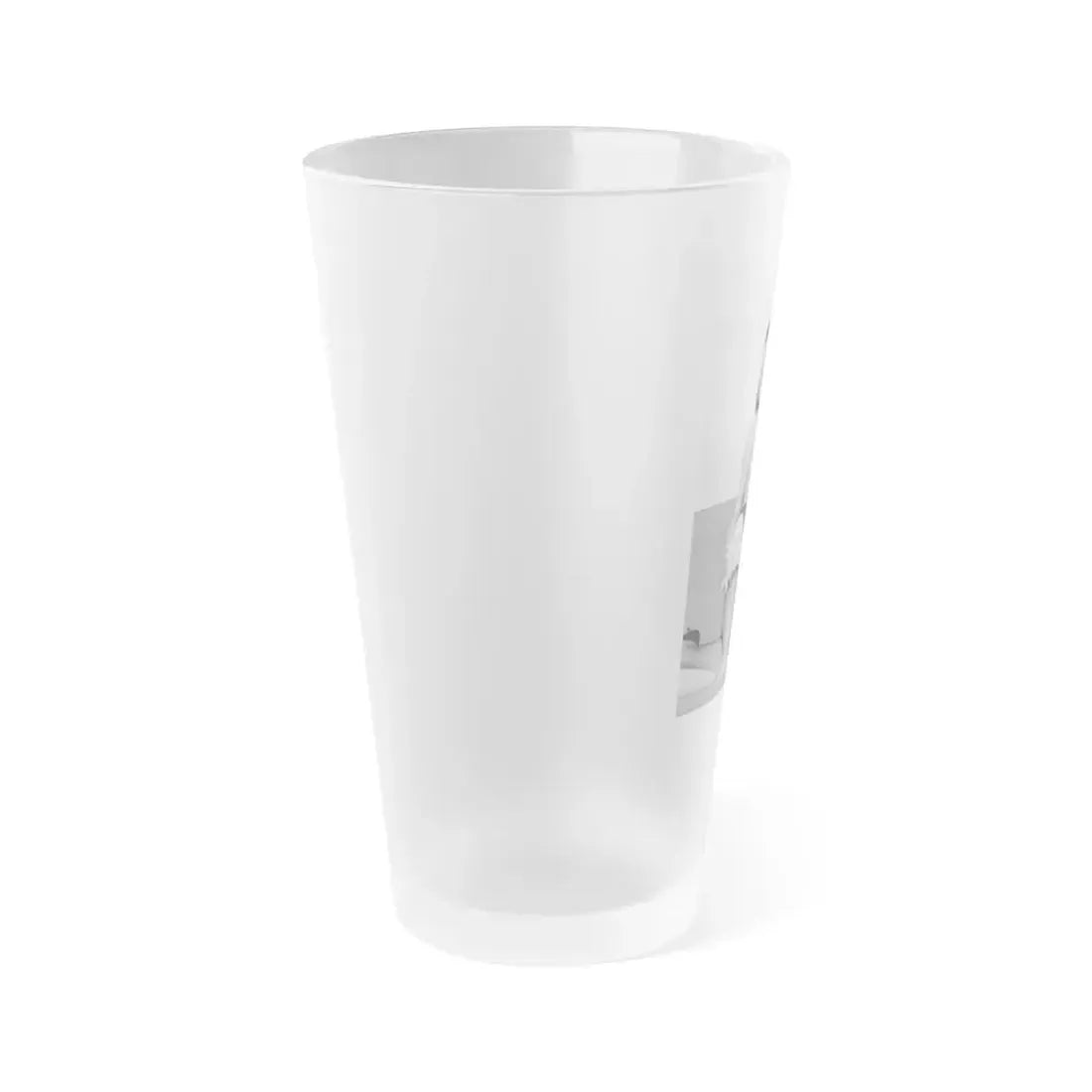 June Palmer #180 - Topless (Vintage Female Icon) Frosted Pint Glass 16oz - Go Mug Yourself