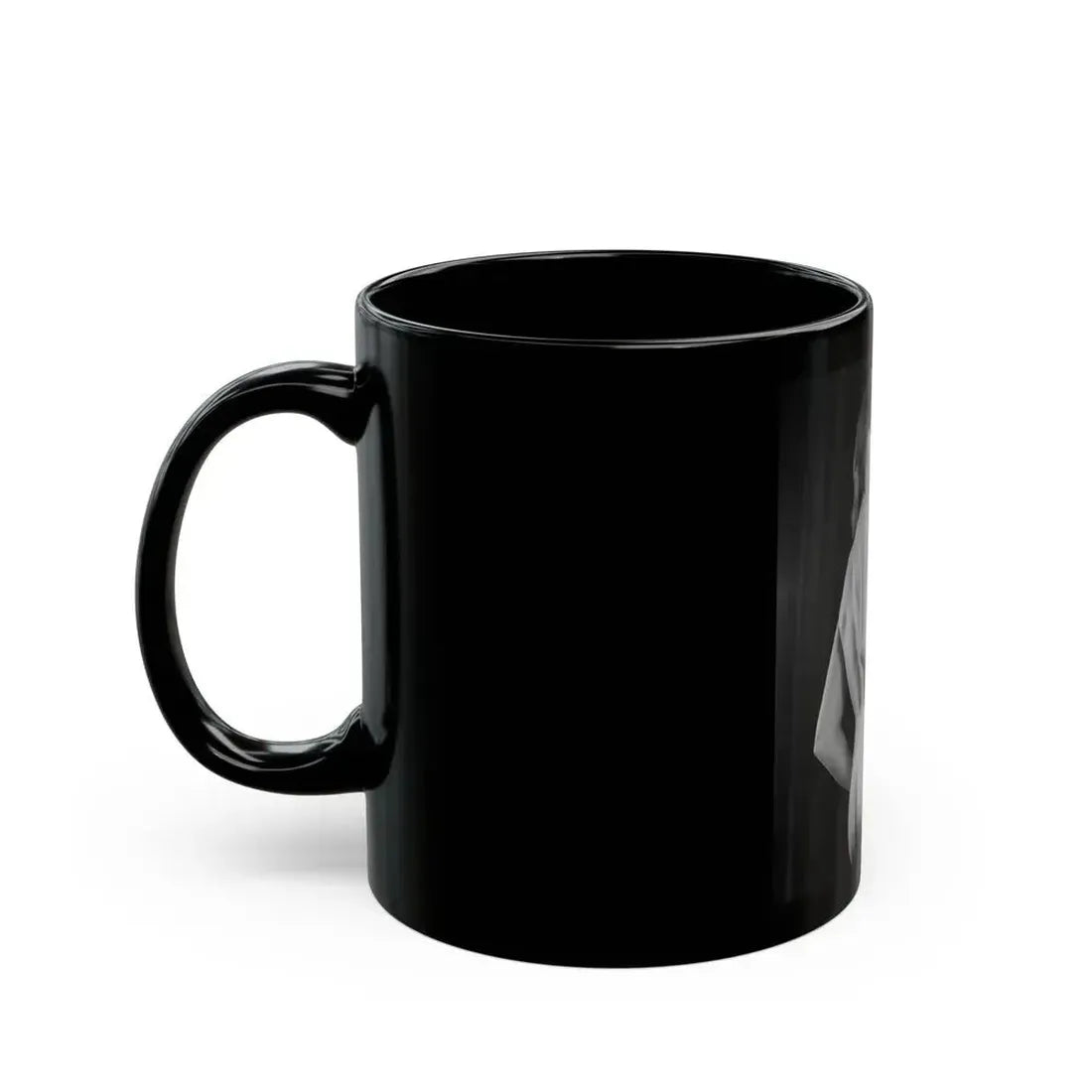 June Palmer #181 - Topless (Vintage Female Icon) Black Coffee Mug - Go Mug Yourself