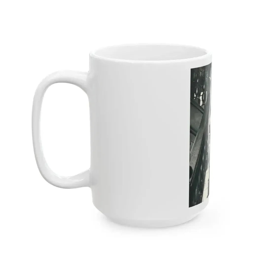 June Palmer #182 - Topless (Vintage Female Icon) White Coffee Mug - Go Mug Yourself