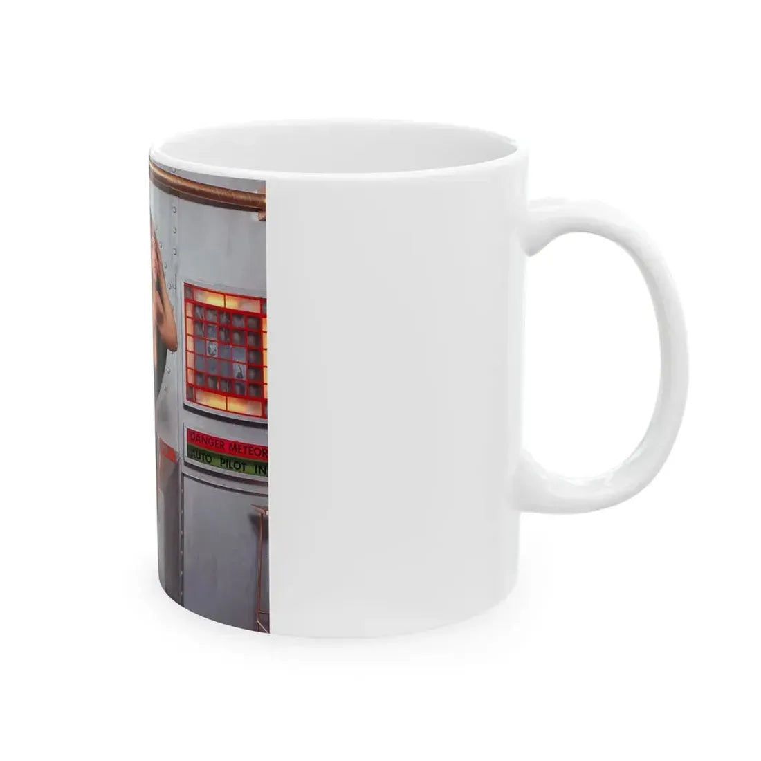 June Palmer #183 - Topless (Vintage Female Icon) White Coffee Mug - Go Mug Yourself