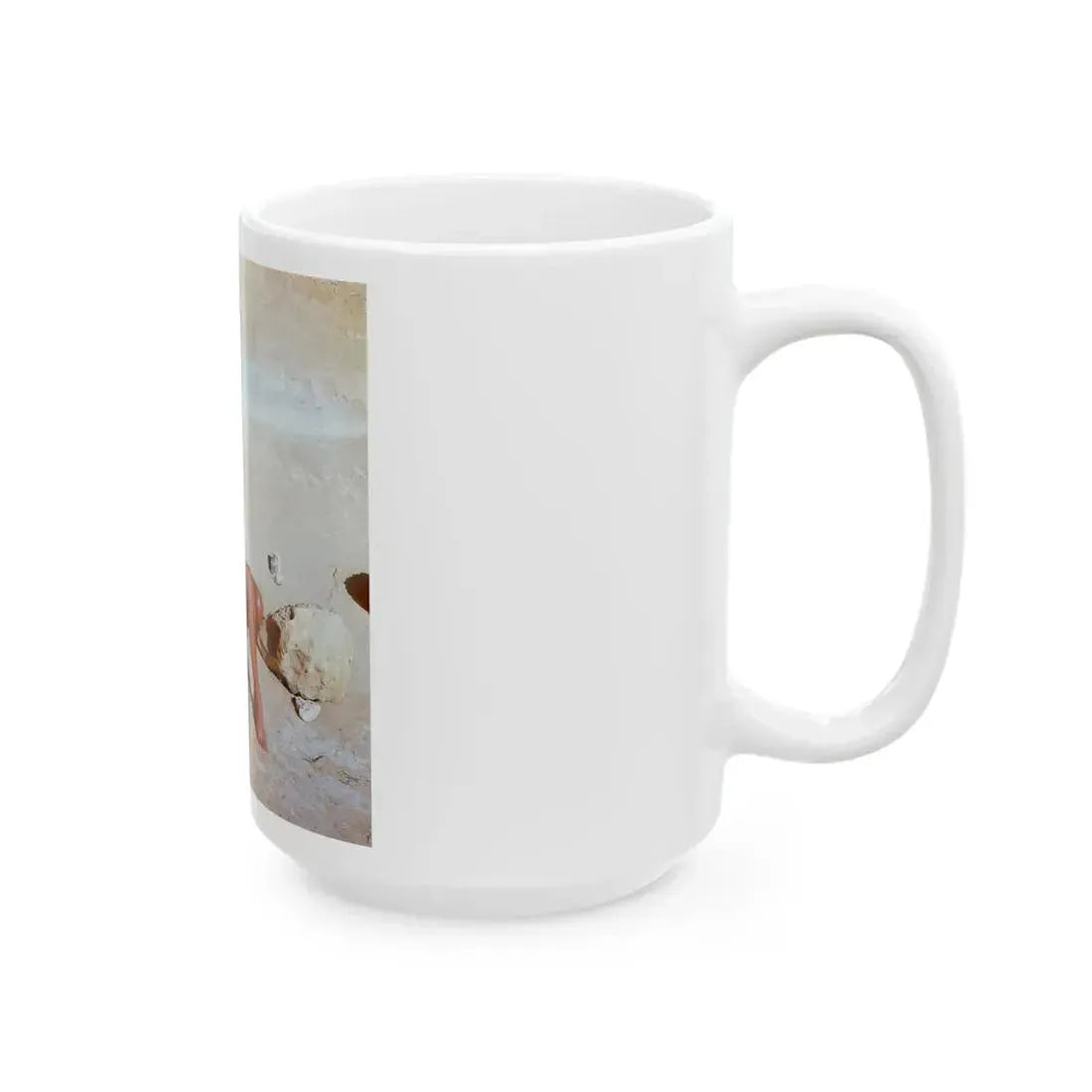 June Palmer #184 - Topless (Vintage Female Icon) White Coffee Mug - Go Mug Yourself