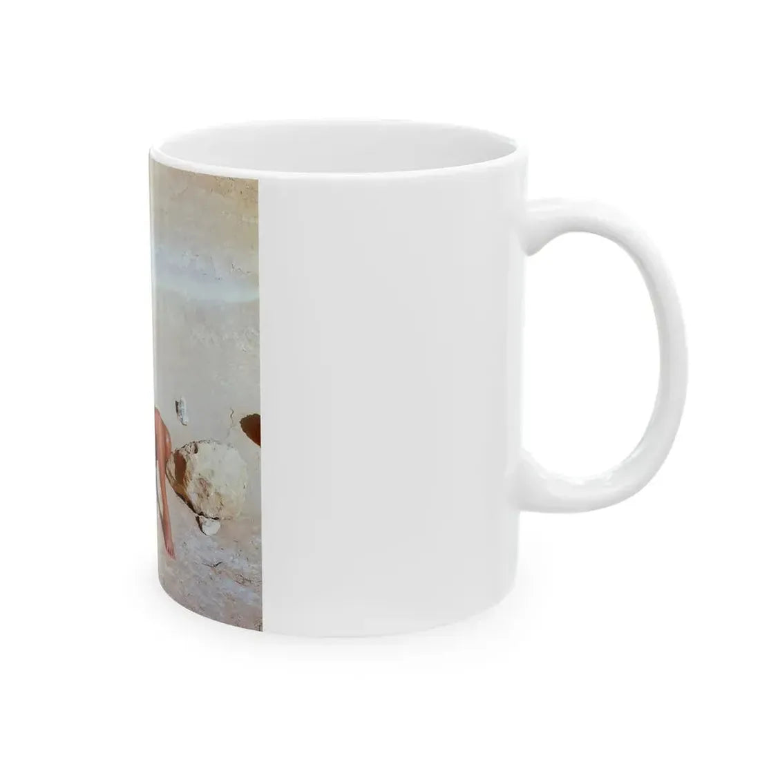 June Palmer #184 - Topless (Vintage Female Icon) White Coffee Mug - Go Mug Yourself