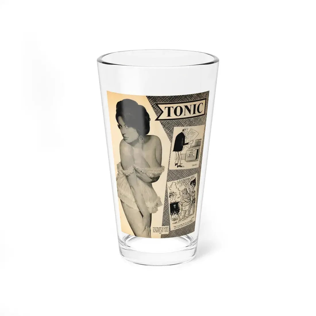 June Palmer #189 (Vintage Female Icon) Pint Glass 16oz 16oz - Go Mug Yourself