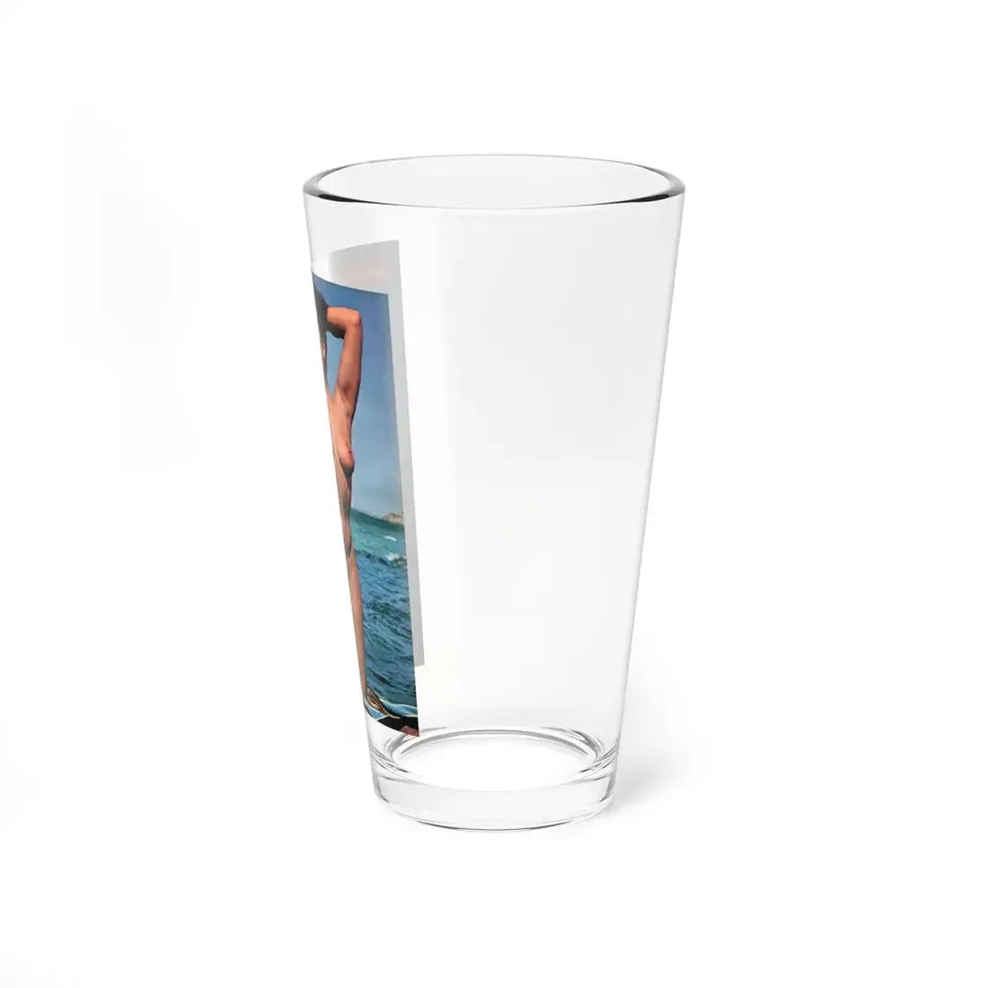 June Palmer #190 - Topless (Vintage Female Icon) Pint Glass 16oz - Go Mug Yourself