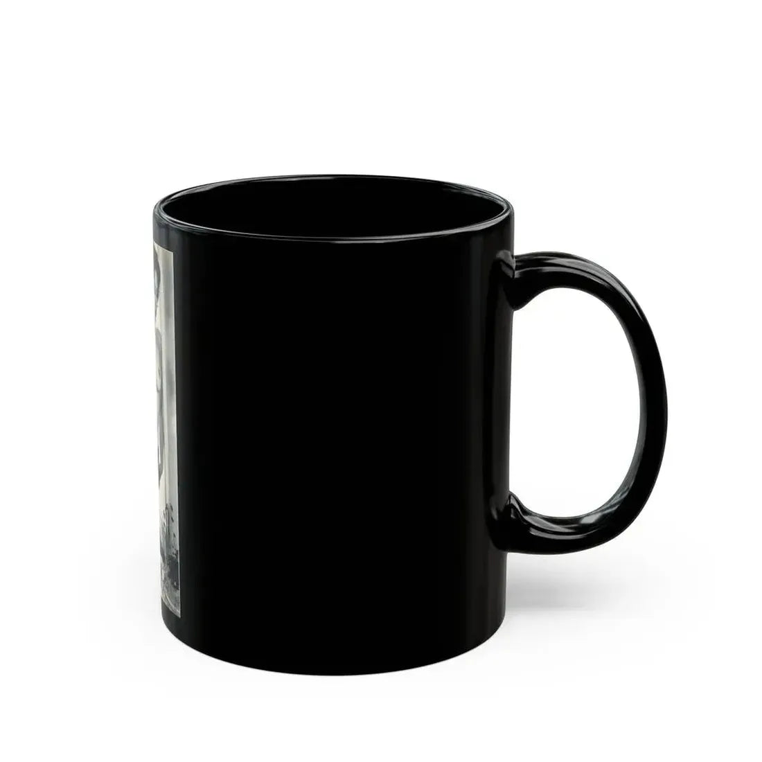 June Palmer #203 - Topless (Vintage Female Icon) Black Coffee Mug - Go Mug Yourself