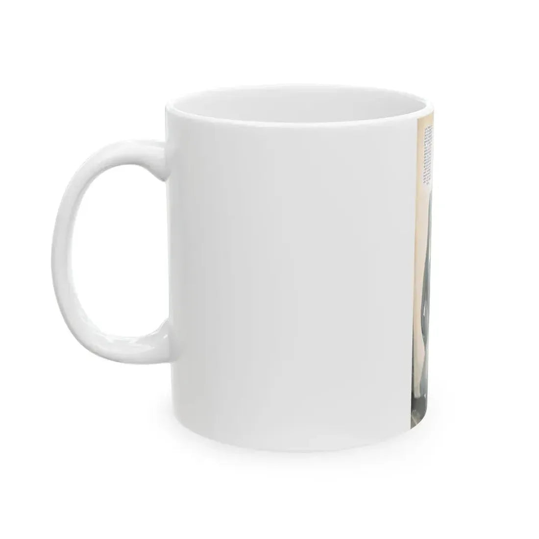 June Palmer #203 - Topless (Vintage Female Icon) White Coffee Mug - Go Mug Yourself