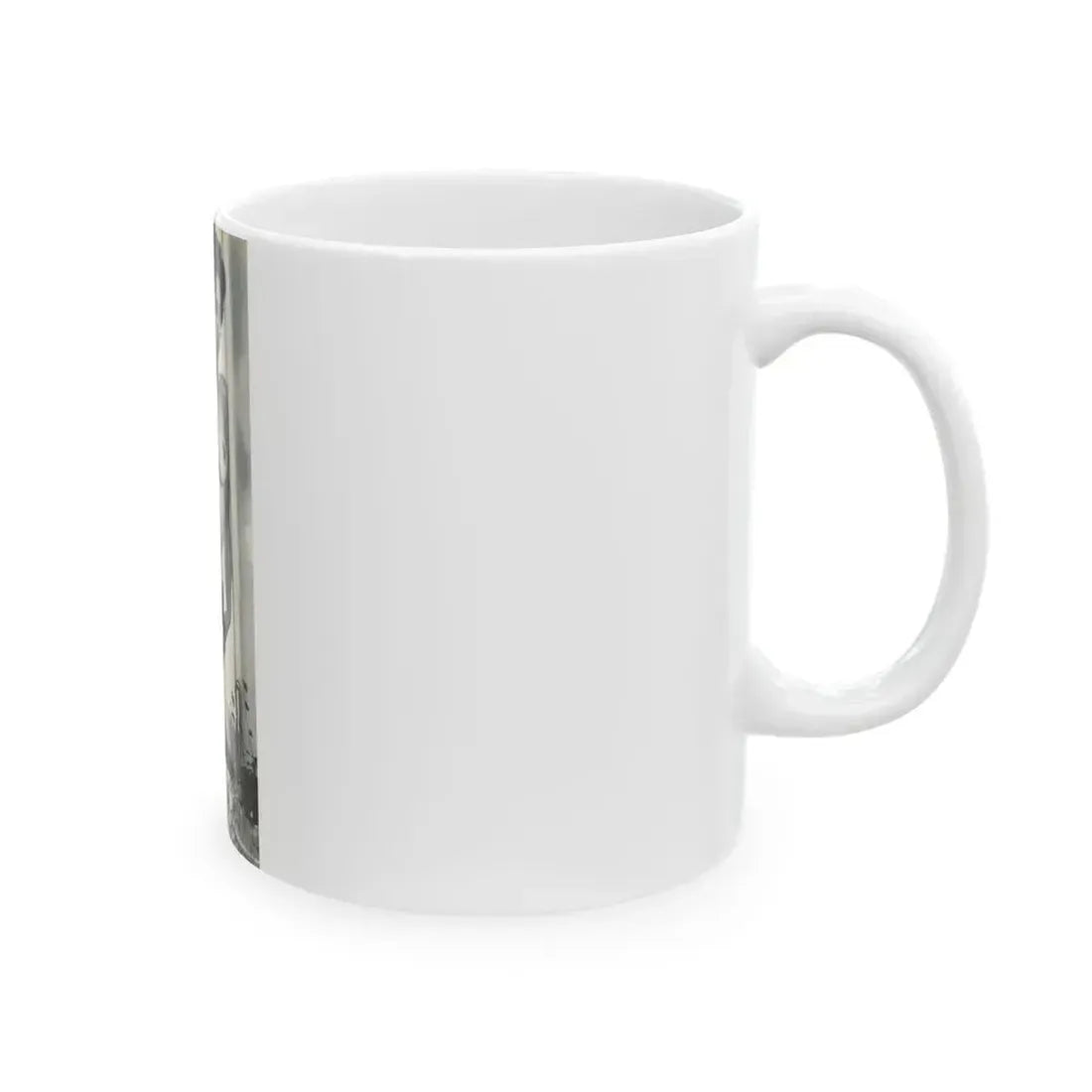 June Palmer #203 - Topless (Vintage Female Icon) White Coffee Mug - Go Mug Yourself