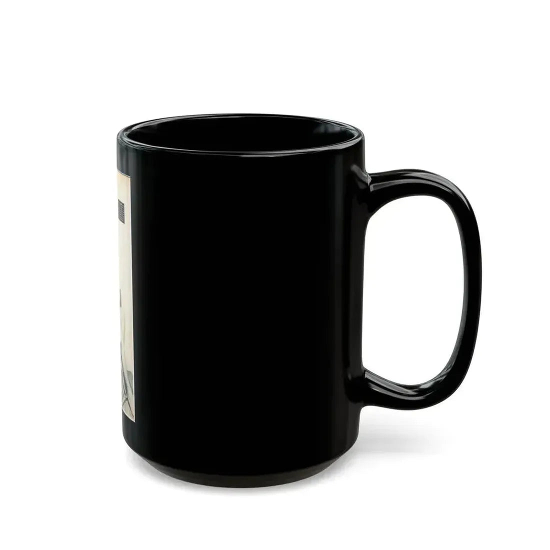 June Palmer #204 - Topless (Vintage Female Icon) Black Coffee Mug - Go Mug Yourself