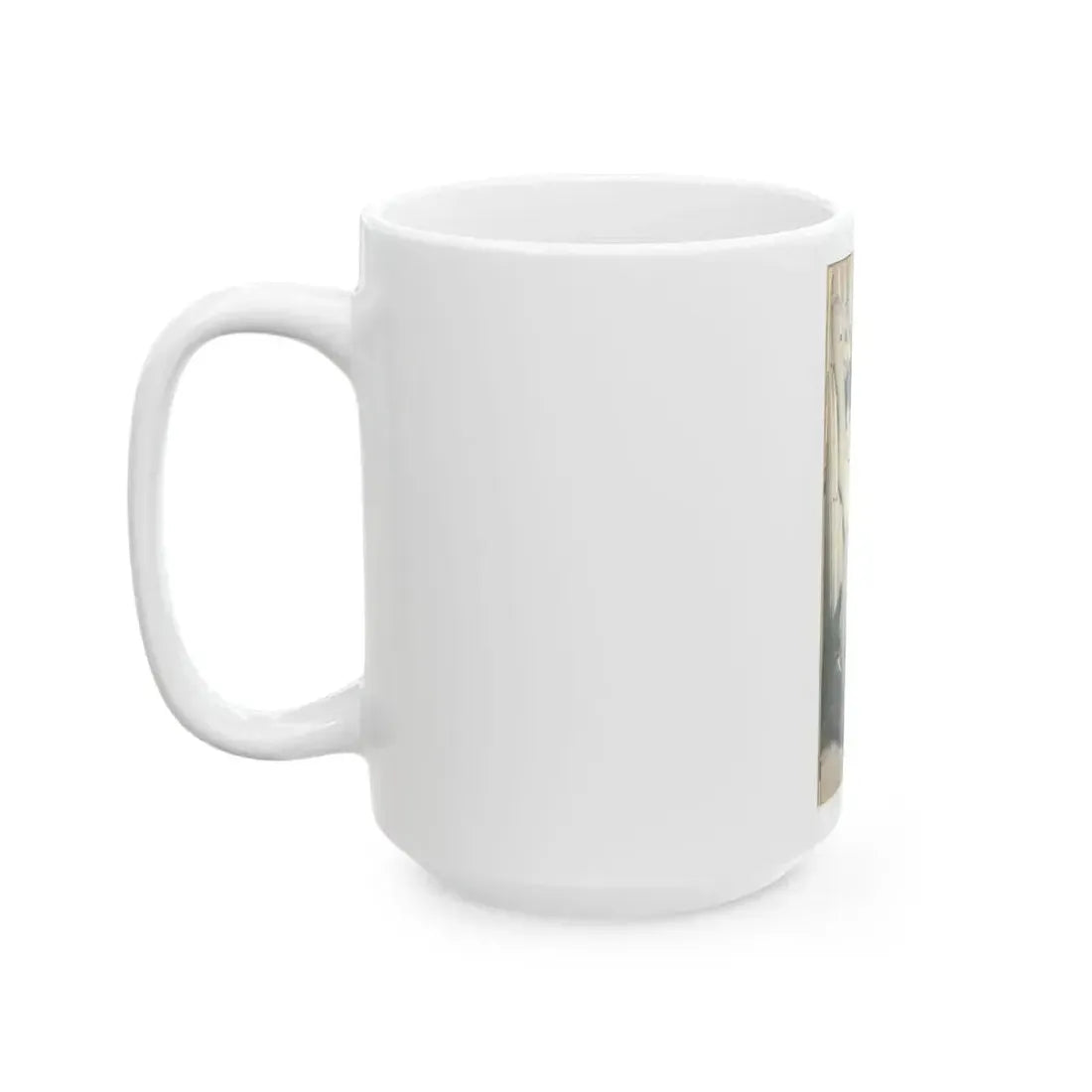 June Palmer #204 - Topless (Vintage Female Icon) White Coffee Mug - Go Mug Yourself