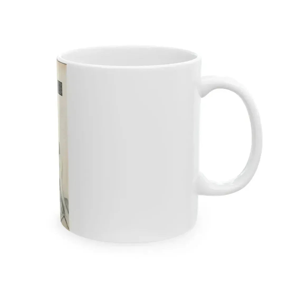 June Palmer #204 - Topless (Vintage Female Icon) White Coffee Mug - Go Mug Yourself