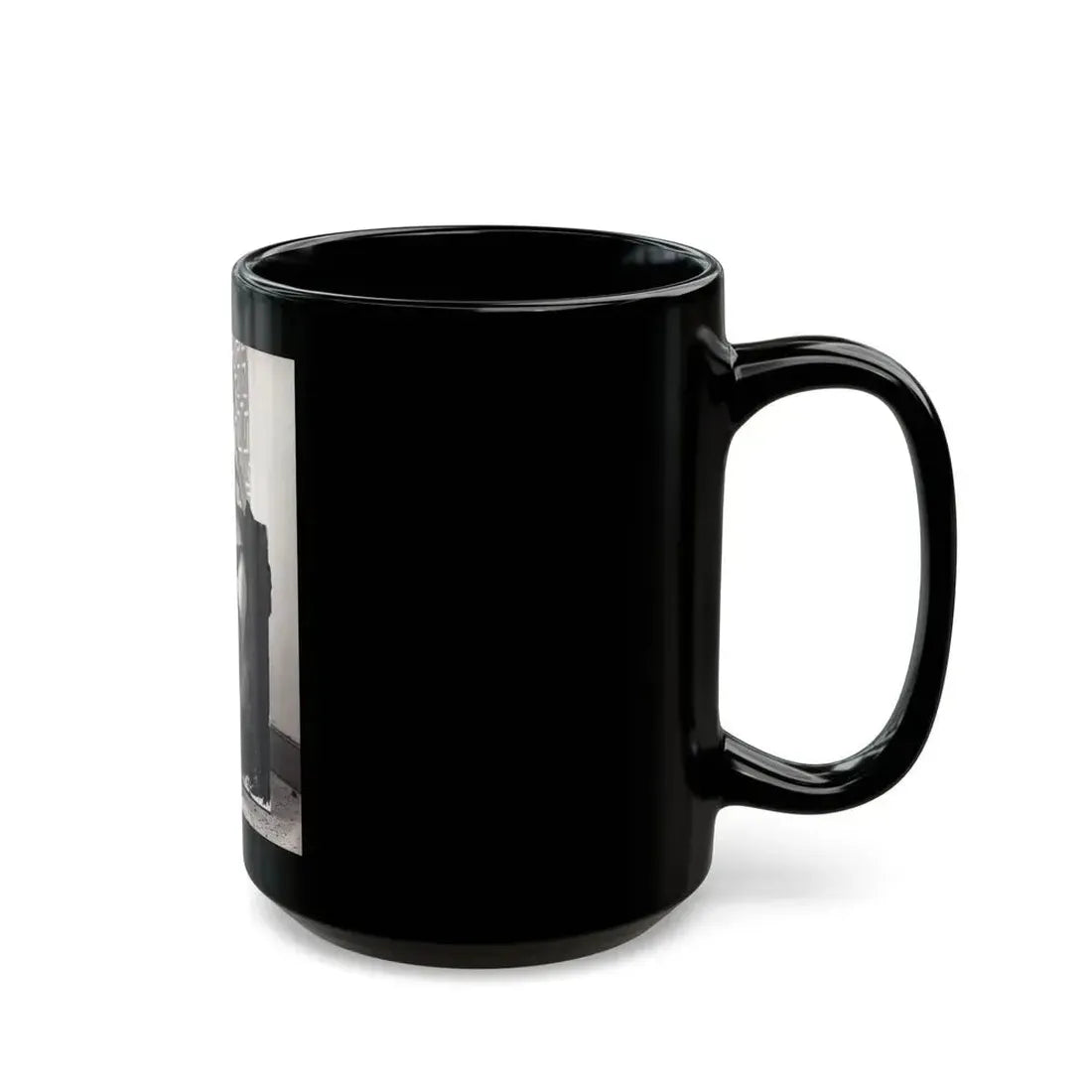June Palmer #206 - Topless (Vintage Female Icon) Black Coffee Mug - Go Mug Yourself