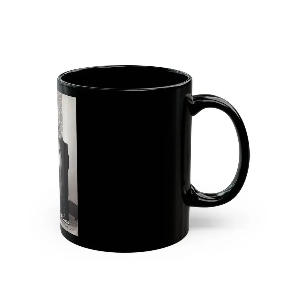 June Palmer #206 - Topless (Vintage Female Icon) Black Coffee Mug - Go Mug Yourself