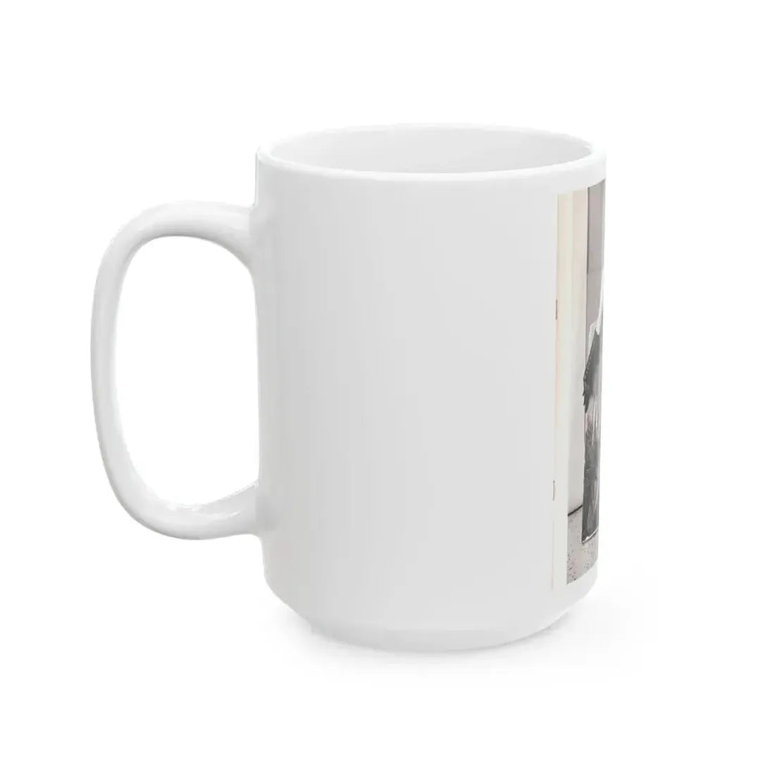 June Palmer #206 - Topless (Vintage Female Icon) White Coffee Mug - Go Mug Yourself
