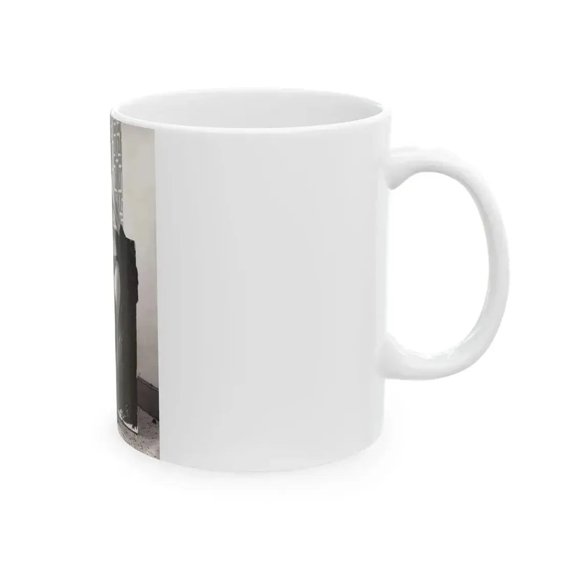 June Palmer #206 - Topless (Vintage Female Icon) White Coffee Mug - Go Mug Yourself