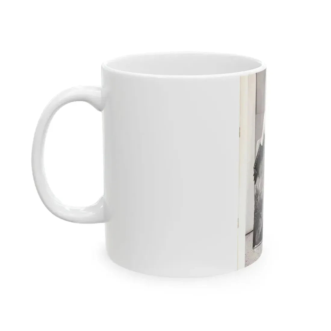 June Palmer #206 - Topless (Vintage Female Icon) White Coffee Mug - Go Mug Yourself