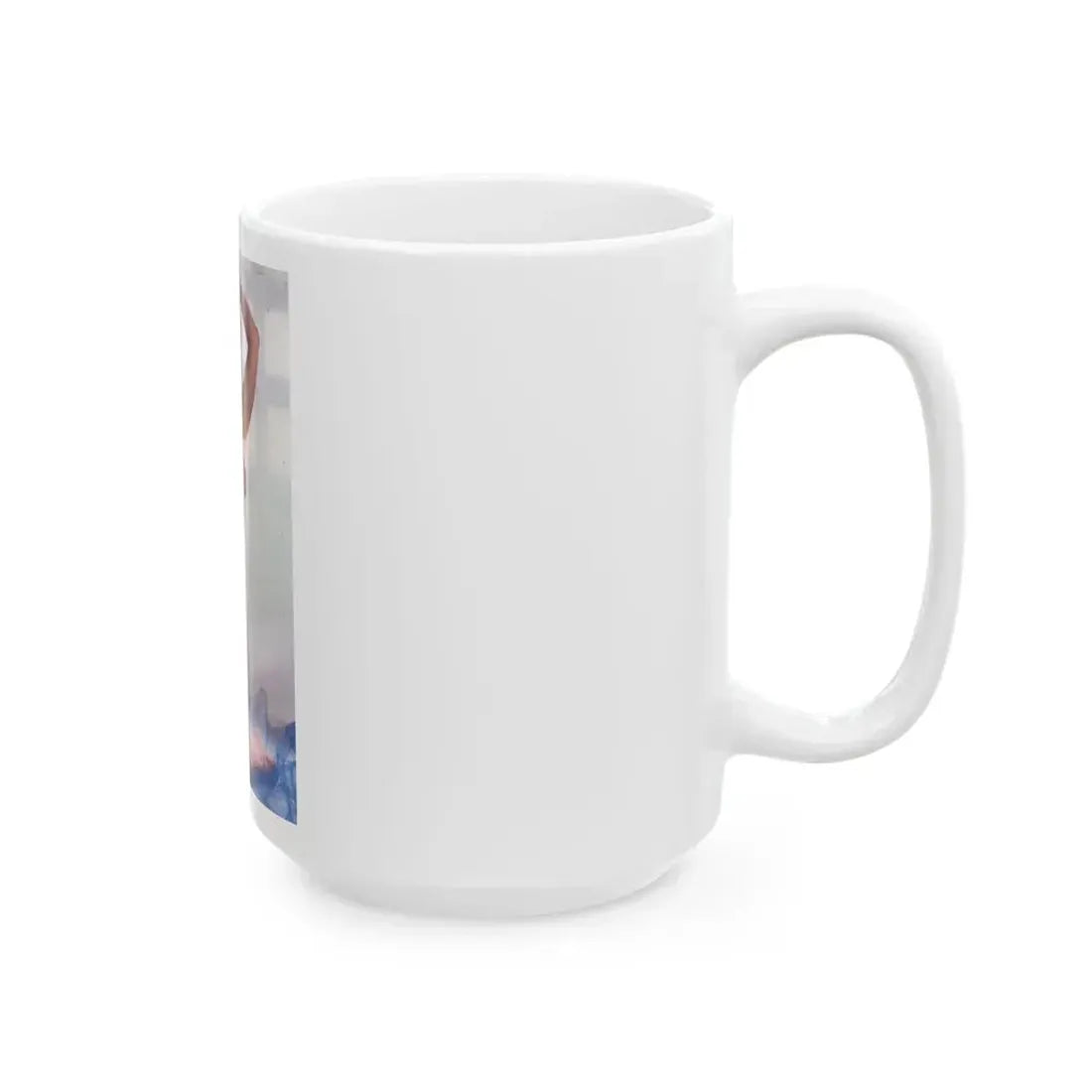 June Palmer #210 - Topless (Vintage Female Icon) White Coffee Mug - Go Mug Yourself