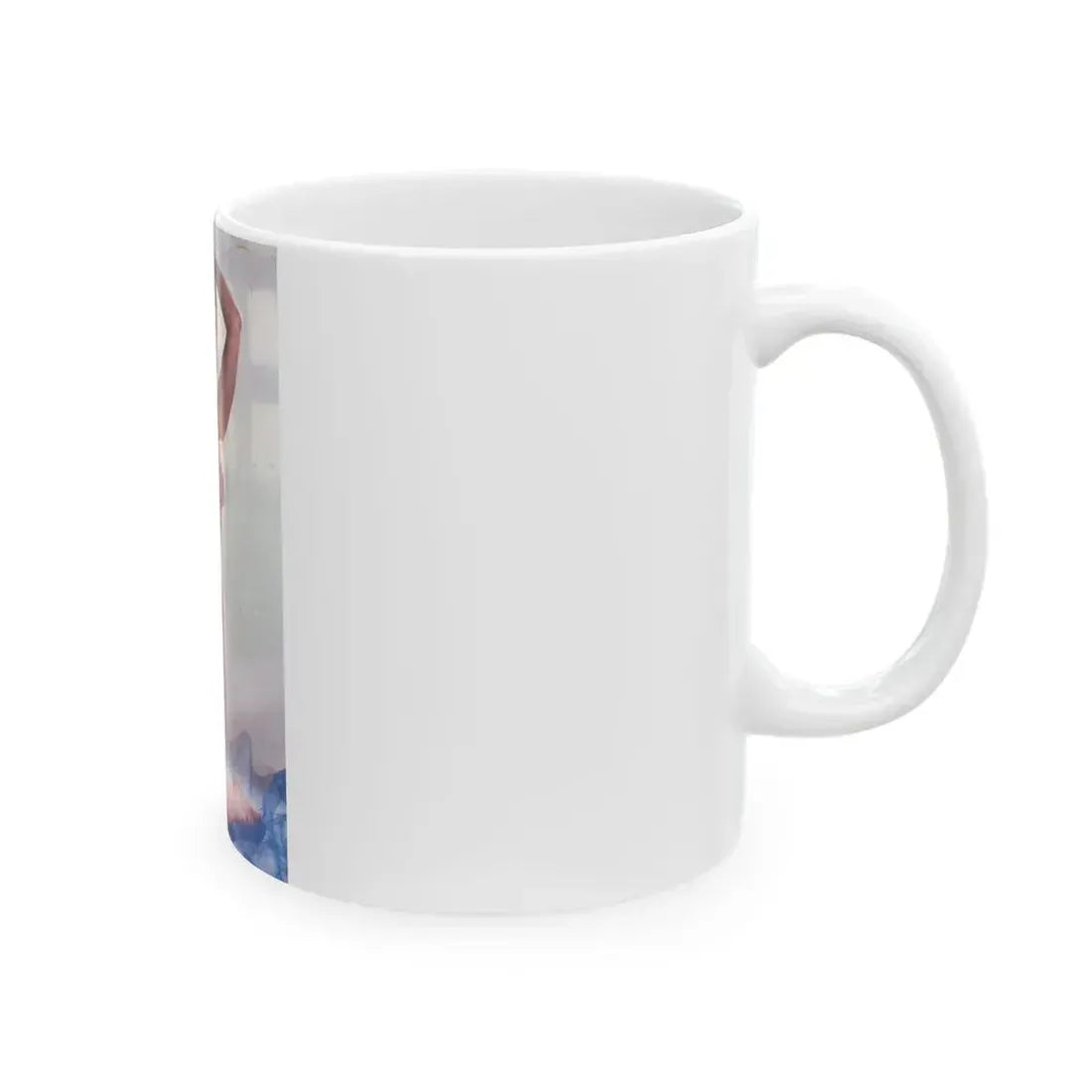 June Palmer #210 - Topless (Vintage Female Icon) White Coffee Mug - Go Mug Yourself
