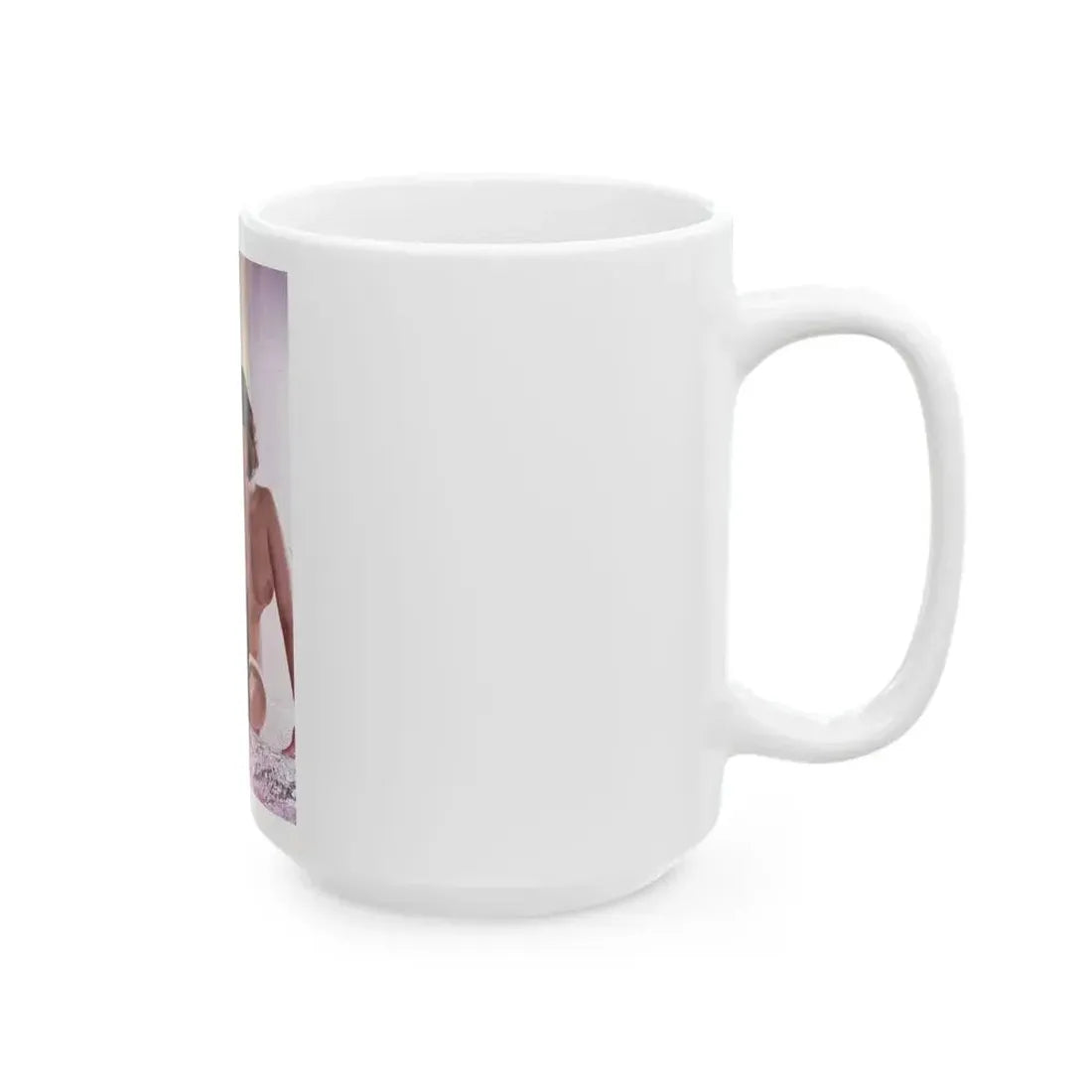 June Palmer #211 - Topless (Vintage Female Icon) White Coffee Mug - Go Mug Yourself