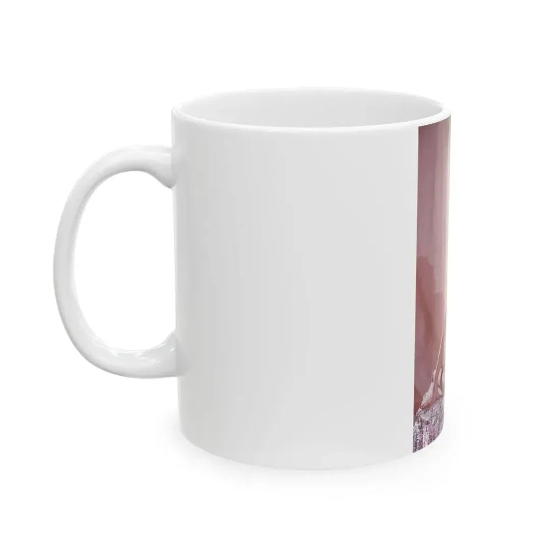 June Palmer #211 - Topless (Vintage Female Icon) White Coffee Mug - Go Mug Yourself
