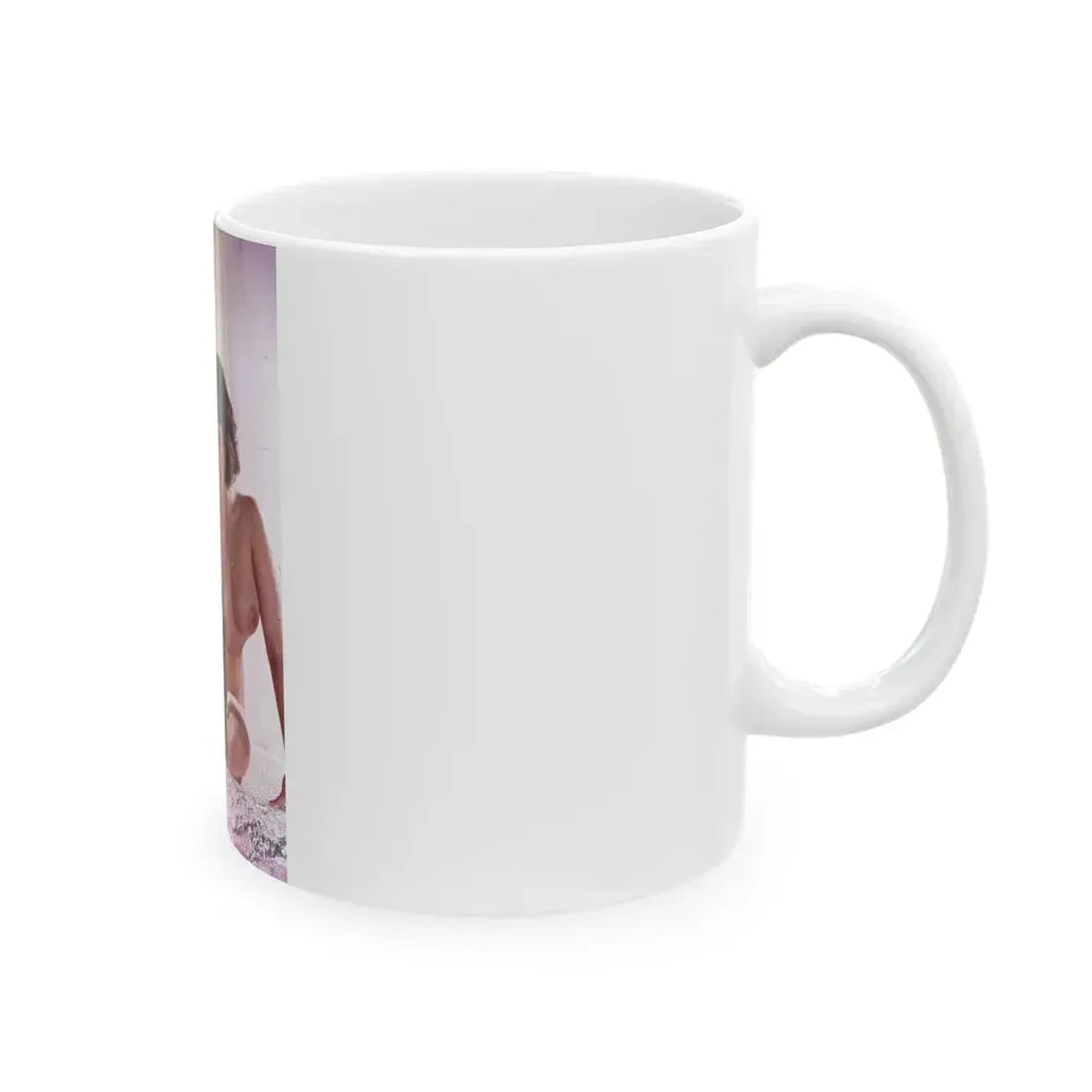 June Palmer #211 - Topless (Vintage Female Icon) White Coffee Mug - Go Mug Yourself