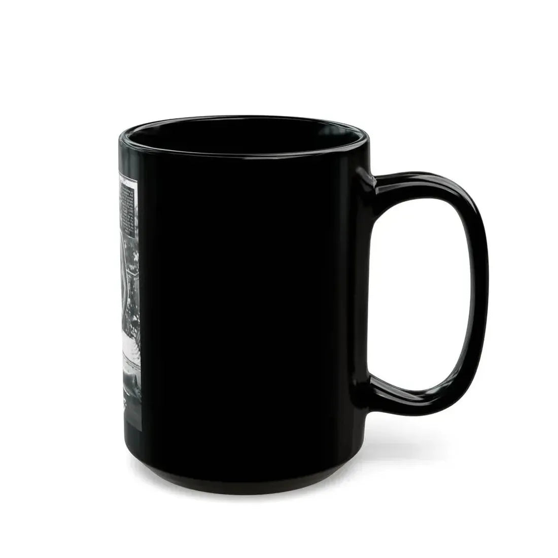 June Palmer #228 - Topless 1 (Vintage Female Icon) Black Coffee Mug - Go Mug Yourself