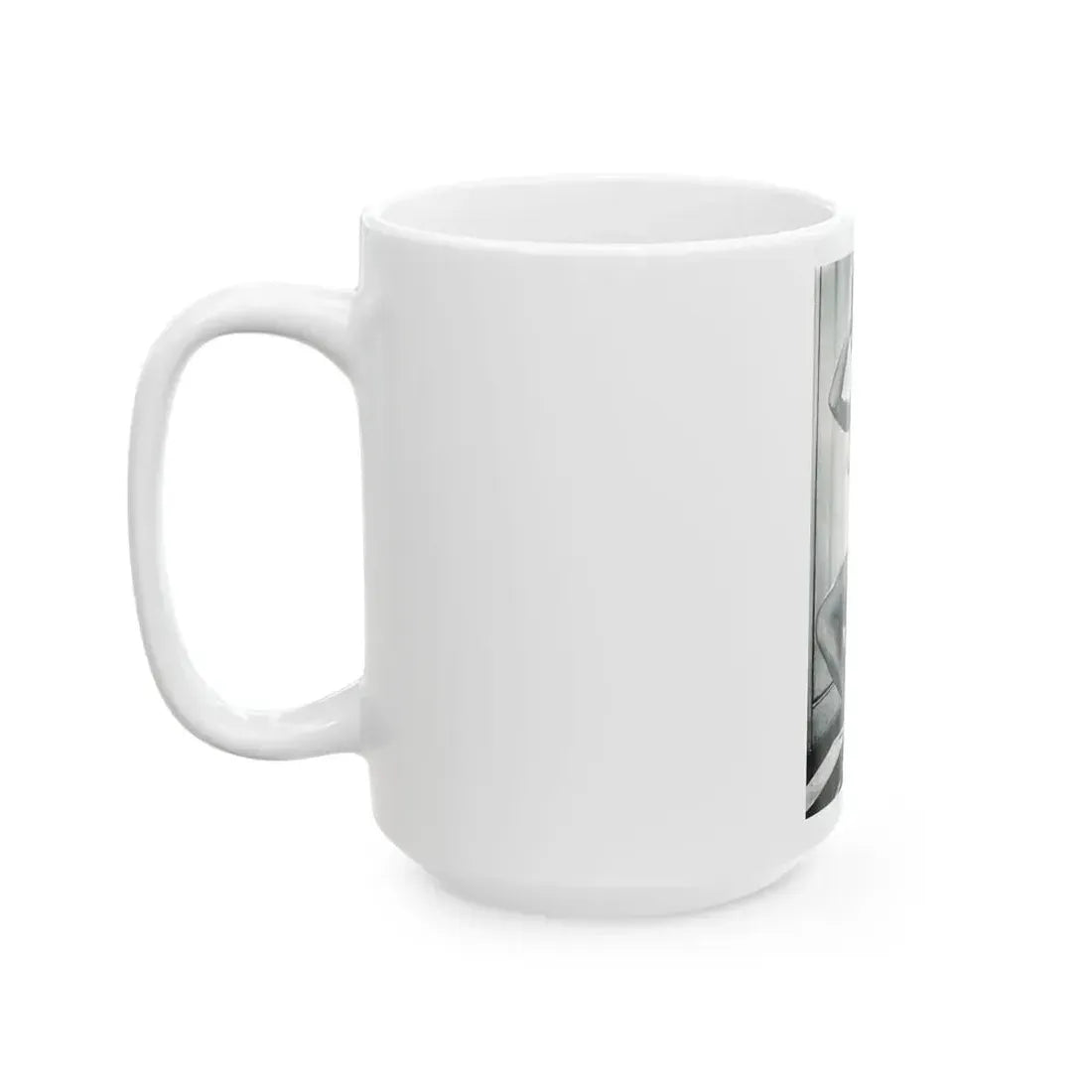 June Palmer #228 - Topless 1 (Vintage Female Icon) White Coffee Mug - Go Mug Yourself