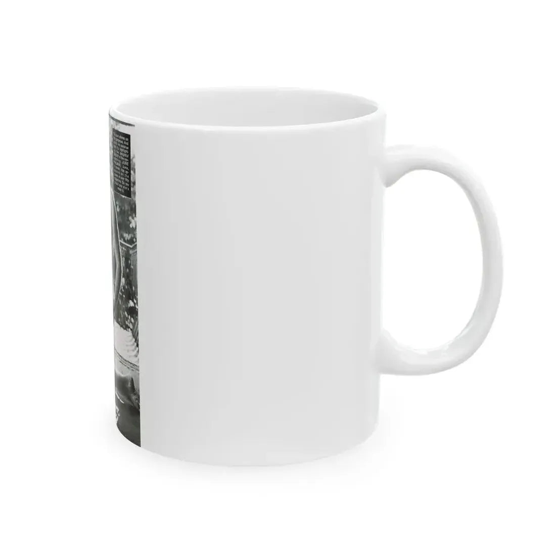 June Palmer #228 - Topless 1 (Vintage Female Icon) White Coffee Mug - Go Mug Yourself