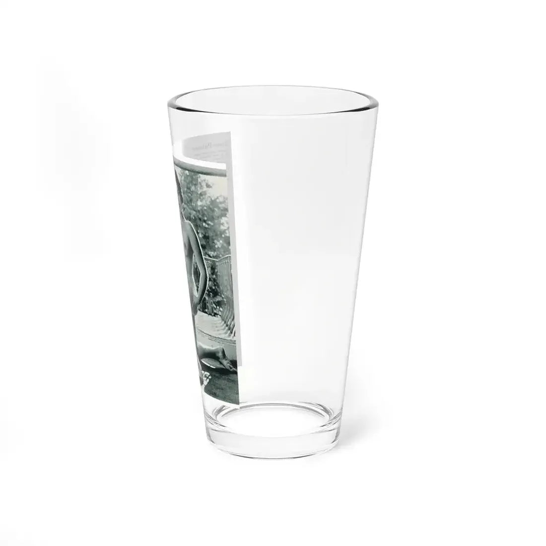 June Palmer #228 - Topless (Vintage Female Icon) Pint Glass 16oz - Go Mug Yourself