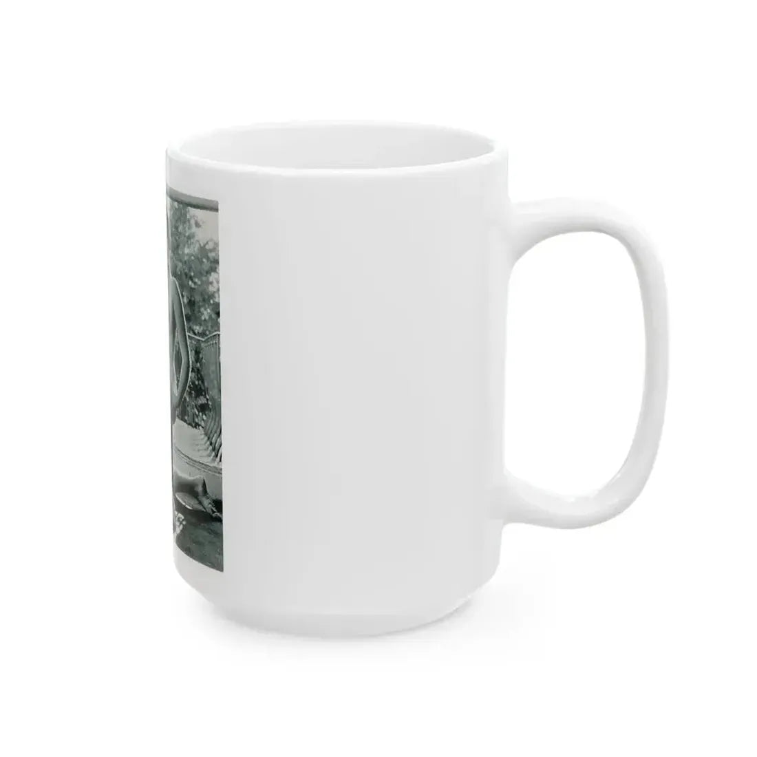 June Palmer #228 - Topless (Vintage Female Icon) White Coffee Mug - Go Mug Yourself