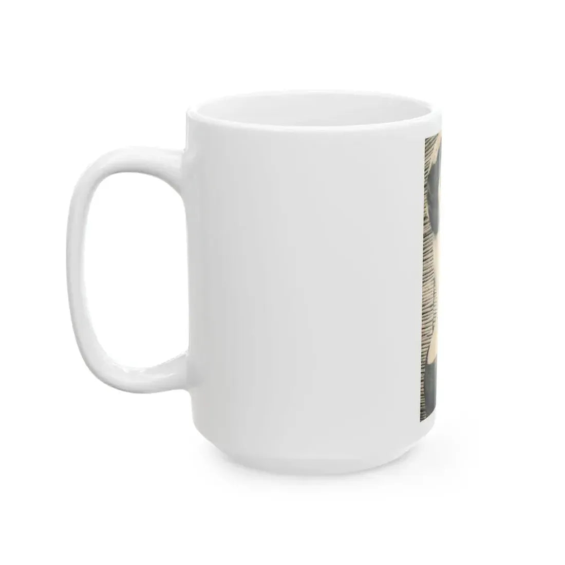 June Palmer #229 - Topless (Vintage Female Icon) White Coffee Mug - Go Mug Yourself