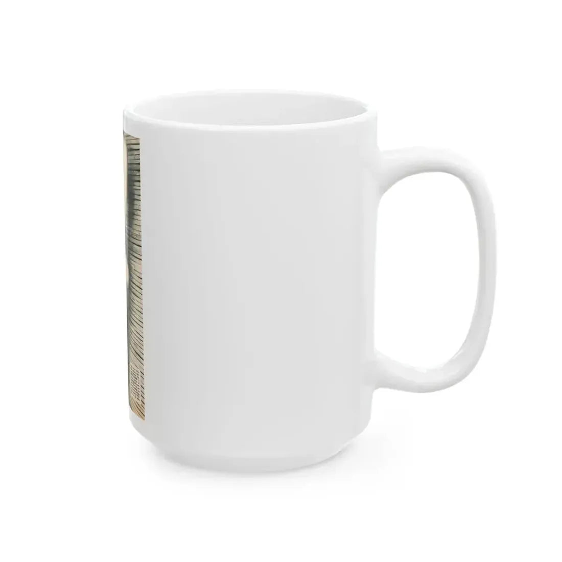 June Palmer #229 - Topless (Vintage Female Icon) White Coffee Mug - Go Mug Yourself