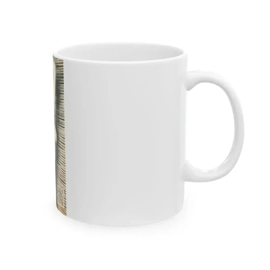 June Palmer #229 - Topless (Vintage Female Icon) White Coffee Mug - Go Mug Yourself