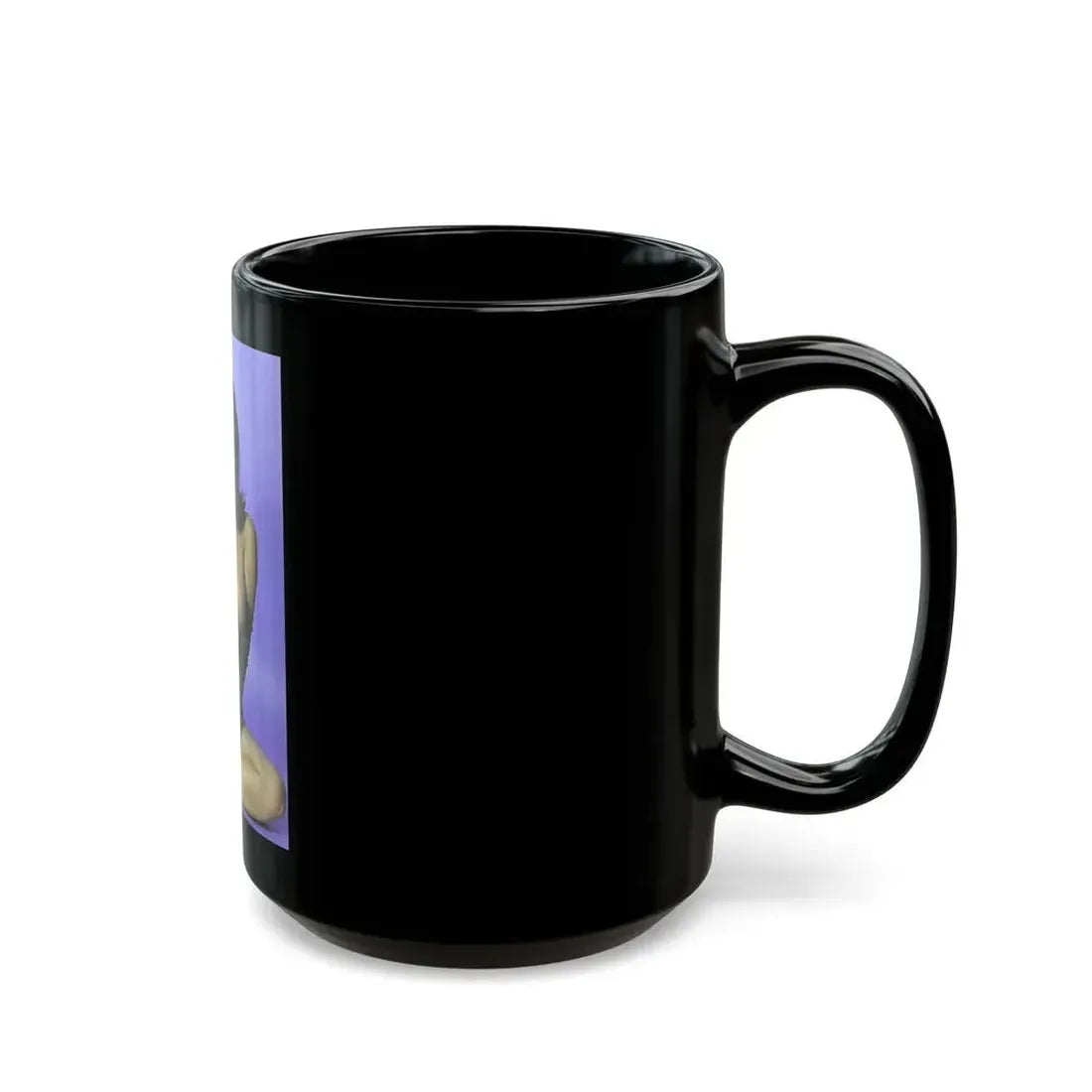 June Palmer #232 - Topless (Vintage Female Icon) Black Coffee Mug - Go Mug Yourself