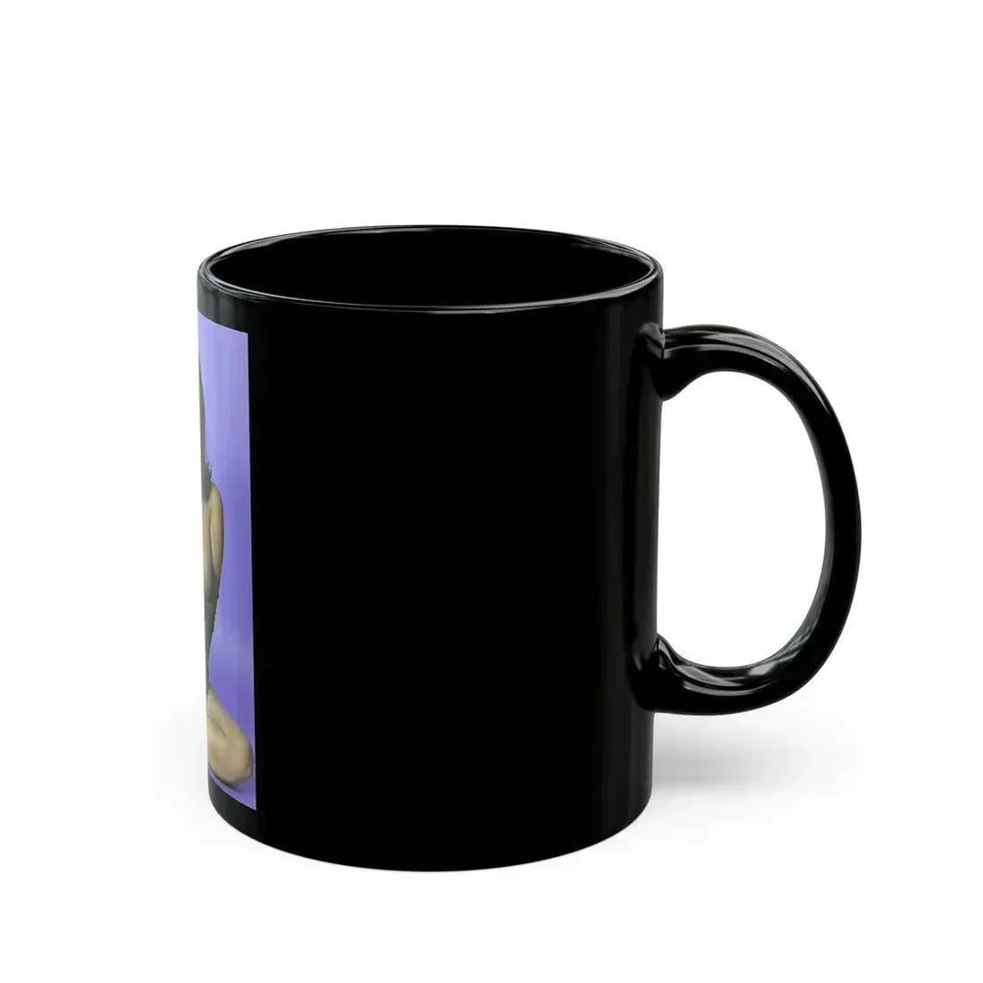 June Palmer #232 - Topless (Vintage Female Icon) Black Coffee Mug - Go Mug Yourself