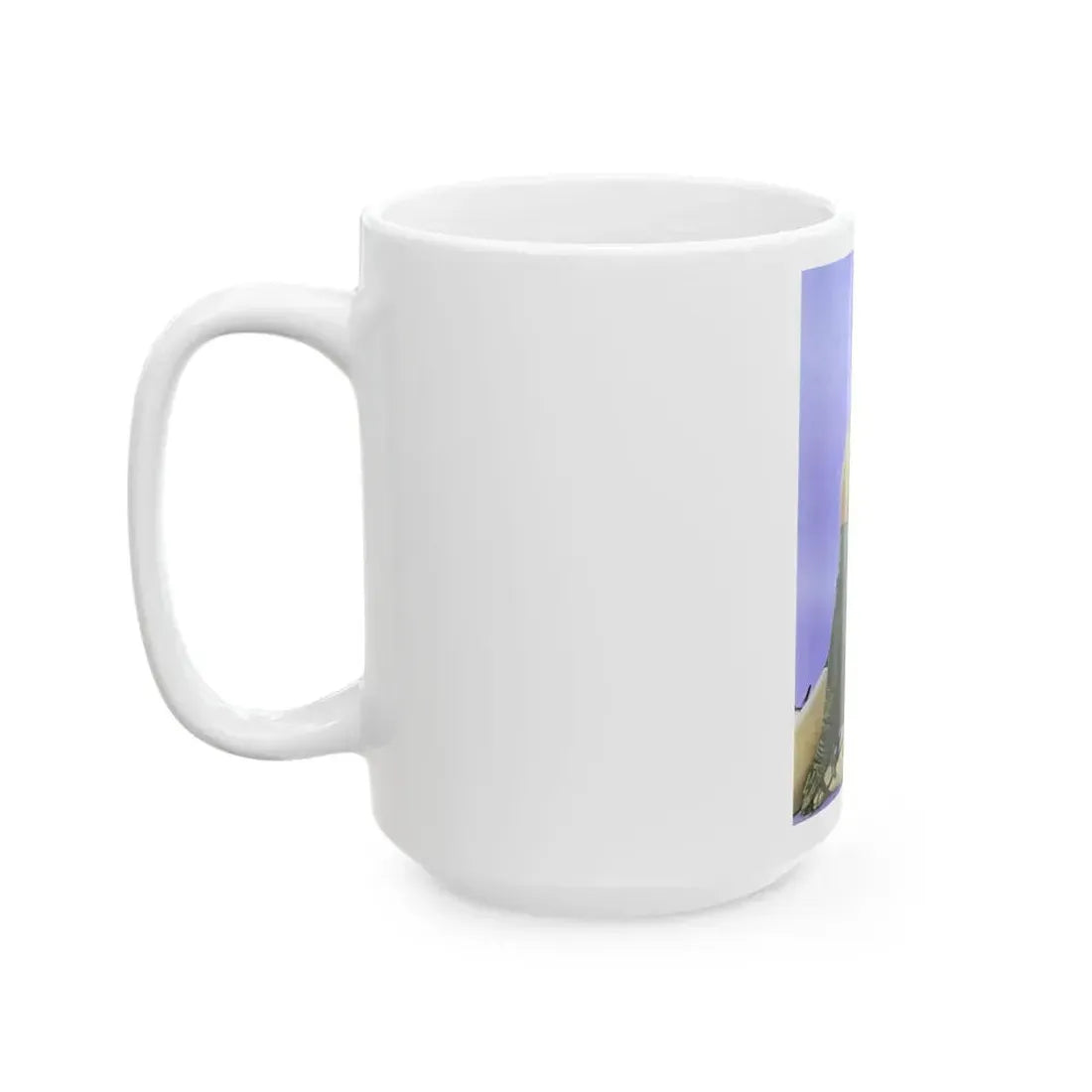 June Palmer #232 - Topless (Vintage Female Icon) White Coffee Mug - Go Mug Yourself
