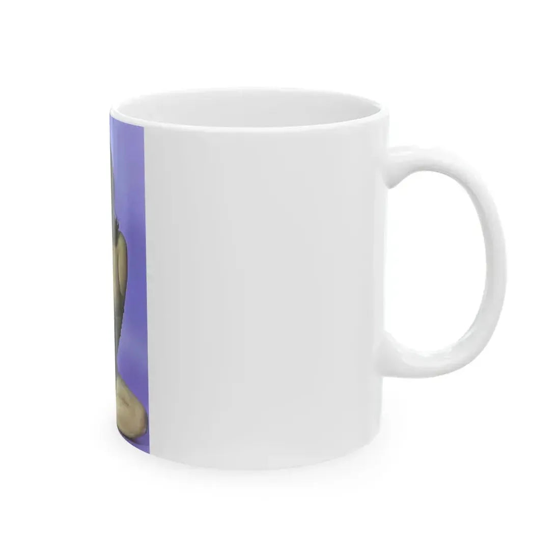June Palmer #232 - Topless (Vintage Female Icon) White Coffee Mug - Go Mug Yourself