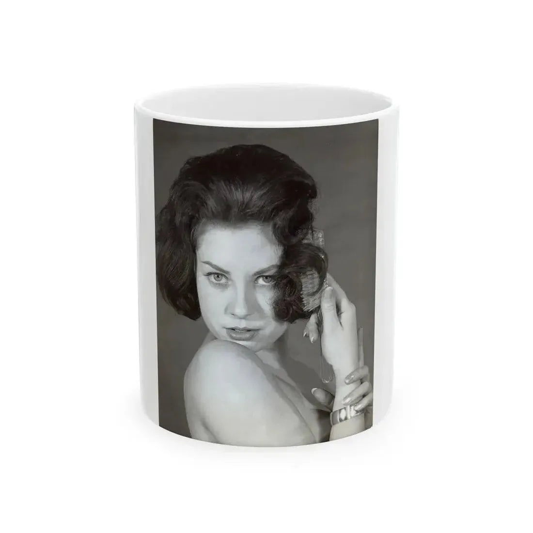June Palmer #233 1 (Vintage Female Icon) White Coffee Mug 11oz - Go Mug Yourself
