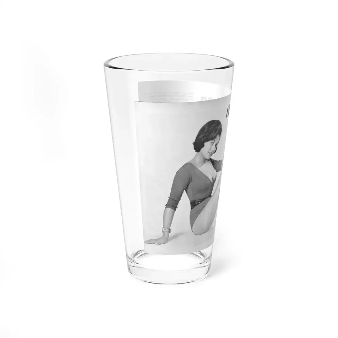 June Palmer #234 (Vintage Female Icon) Pint Glass 16oz - Go Mug Yourself