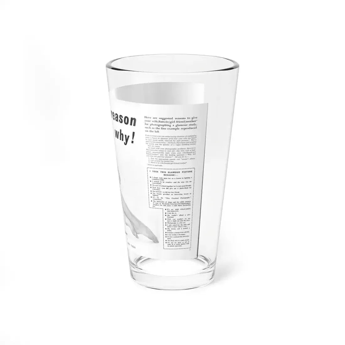 June Palmer #234 (Vintage Female Icon) Pint Glass 16oz - Go Mug Yourself