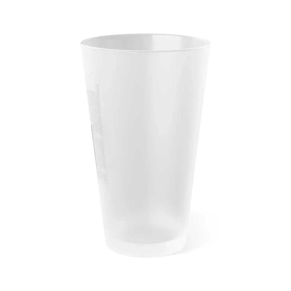 June Palmer #237 (Vintage Female Icon) Frosted Pint Glass 16oz - Go Mug Yourself