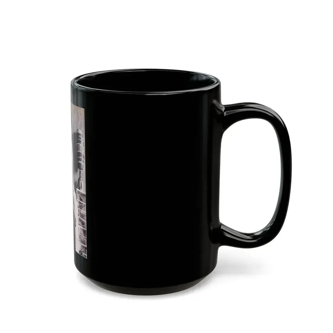 June Palmer #245 - Topless (Vintage Female Icon) Black Coffee Mug - Go Mug Yourself