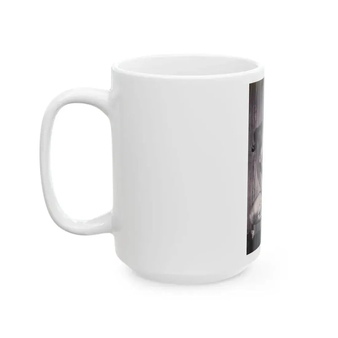 June Palmer #245 - Topless (Vintage Female Icon) White Coffee Mug - Go Mug Yourself