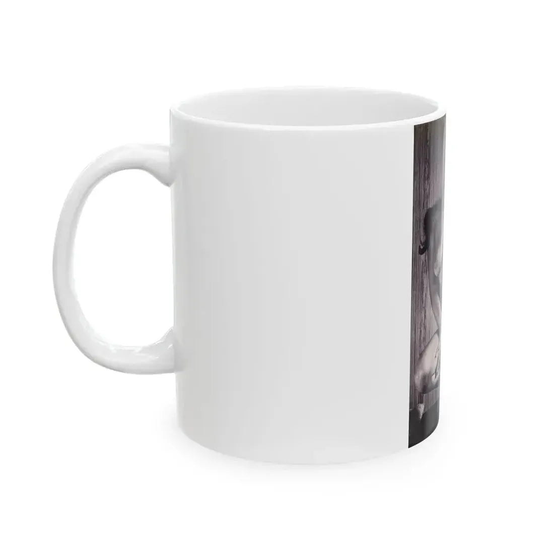 June Palmer #245 - Topless (Vintage Female Icon) White Coffee Mug - Go Mug Yourself