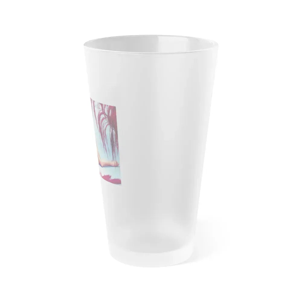 June Palmer #253 (Vintage Female Icon) Frosted Pint Glass 16oz - Go Mug Yourself