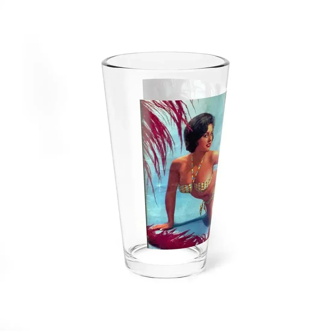 June Palmer #253 (Vintage Female Icon) Pint Glass 16oz - Go Mug Yourself