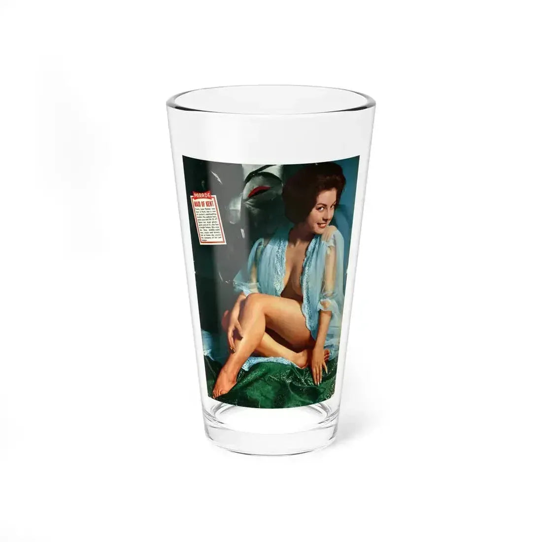 June Palmer #254 (Vintage Female Icon) Pint Glass 16oz 16oz - Go Mug Yourself