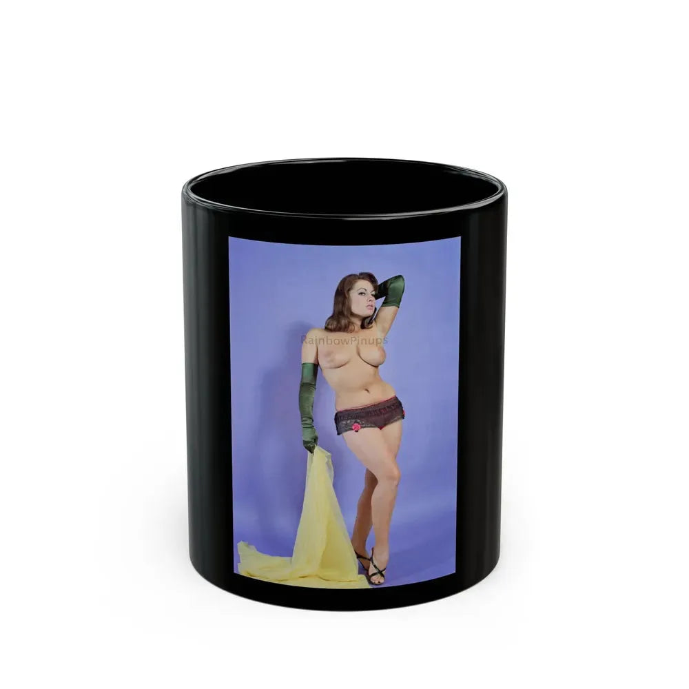 June Palmer #262 (Vintage Female Icon) Black Coffee Mug 11oz - Go Mug Yourself